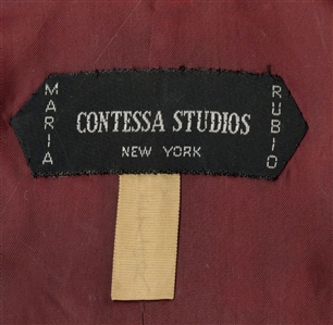KISS 1978 Peter Criss Kiss Meets The Phantom Of The Park Movie Costume Pinstripe Vest from the 2001 Official Kiss Auction