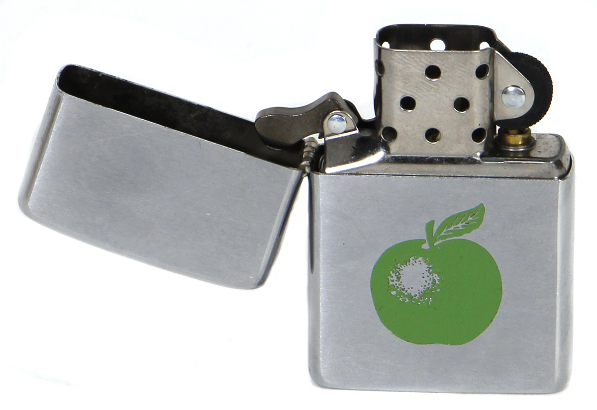 Lot Detail - The Beatles Original Apple Zippo Lighter