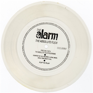 The Alarm Signed 1985 The Absolute Tour Original Concert Program