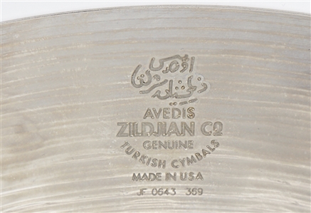 Motley Crue Tommy Lee Owned & Stage Used Zildjian Cymbal Circa 1990 From Dr. Feelgood Tour
