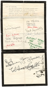 The Beatles Signed Petition For Mick Jagger to Star in A Clockwork Orange (Caiazzo)