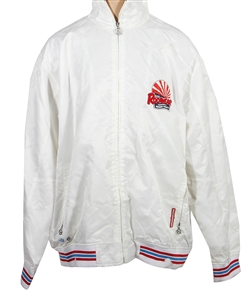 Jay-Z Owned, Worn and Signed Roc-A-Fella Promotional Jacket with Incredible Inscription (JSA & RGU)