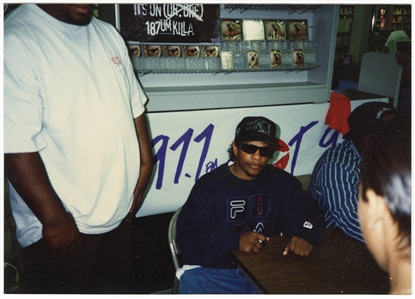 N.W.A Signed “Gangsta Gangsta” 12-Inch Maxi Single Record with Eazy-E Crossing Out Dr. Dre’s Face (JSA)
