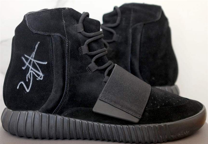 Kanye West Signed Yeezy Boost 750 Triple Black Boots (Featured on Complex)