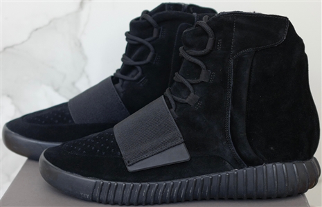 Kanye West Signed Yeezy Boost 750 Triple Black Boots (Featured on Complex)