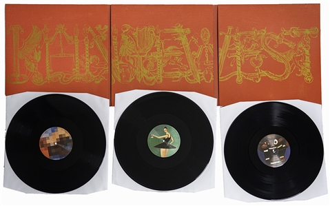 Kanye West Historic Signed “My Beautiful Dark Twisted Fantasy” With Controversial “F**K Adidas” Inscription