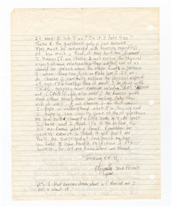 Tupac Shakur Handwritten and Signed Love Letter 11/13/1988 (JSA)