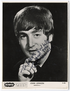 The Beatles Signed & Inscribed Set of Original Nempix Publicity Photographs (4) (JSA & REAL)