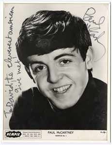The Beatles Signed & Inscribed Set of Original Nempix Publicity Photographs (4) (JSA & REAL)