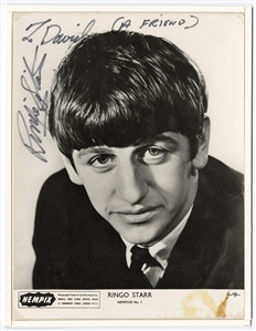 The Beatles Signed & Inscribed Set of Original Nempix Publicity Photographs (4) (JSA & REAL)