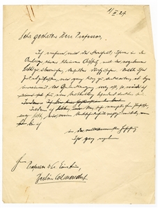 Albert Einstein Handwritten & Signed 1922 Letter Referring to His Theory of Relativity with Incredible Drawing (JSA)