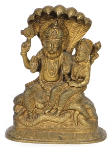 George Harrison Owned Bronze Narasingha Statuette