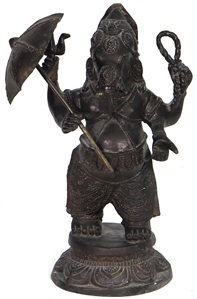 John Lennon and George Harrison Owned and Used Bronze Ganesh Statuette