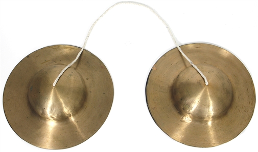 George Harrison Owned & Stage Used Brass Kartal Cymbals