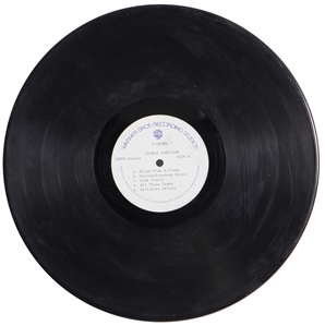George Harrison Extremely Historically Important Recorded and Owned Original "Somewhere in England" Artist Test Pressing
