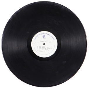 George Harrison Extremely Historically Important Recorded and Owned Original Somewhere in England Artist Test Pressing