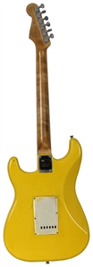 Jeff Beck 09/06/2003 Stage Played and Signed Yellow Fender Stratocaster Guitar (RGU & REAL)