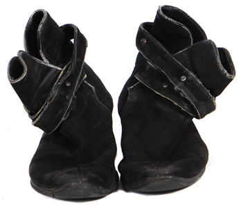 Motörhead Phil Philthy Animal Taylor Stage Worn Black Ankle Boots with Buckle