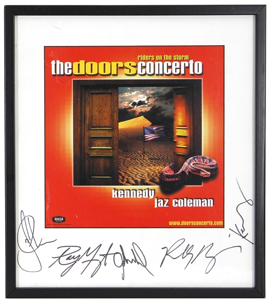 The Doors Signed 2000 "Riders On The Storm: The Doors Concerto" CD Artwork