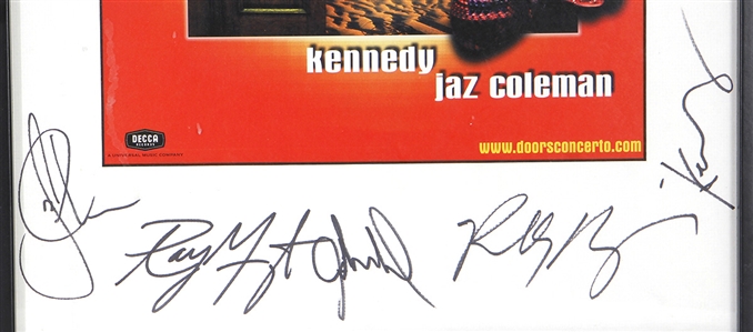 The Doors Signed 2000 Riders On The Storm: The Doors Concerto CD Artwork