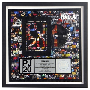 Pearl Jam “Pearl Jam Twenty” RIAA Certified Sales Award