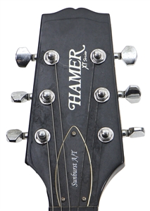 Judas Priest (3) Signed Sunburst Hamer Guitar