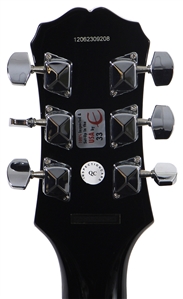 AC/DC Angus Young Signed Black Epiphone Guitar (REAL)