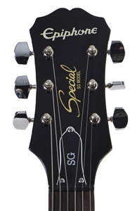 AC/DC Angus Young Signed Black Epiphone Guitar (REAL)