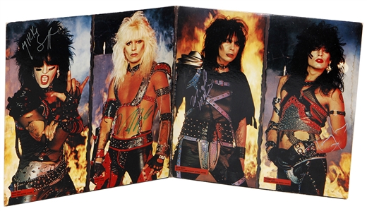 Motley Crue Vintage Signed “Shout At The Devil” Album (REAL)