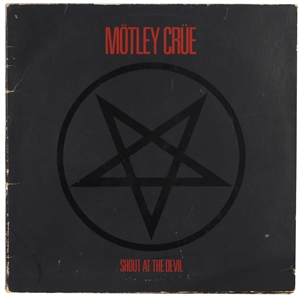 Motley Crue Vintage Signed “Shout At The Devil” Album (REAL)