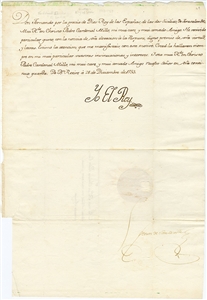 1753  Handwritten and Signed Documents