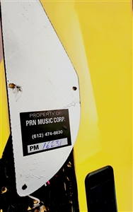Prince Owned & Stage Played Yellow Schecter Cloud Guitar (RGU)
