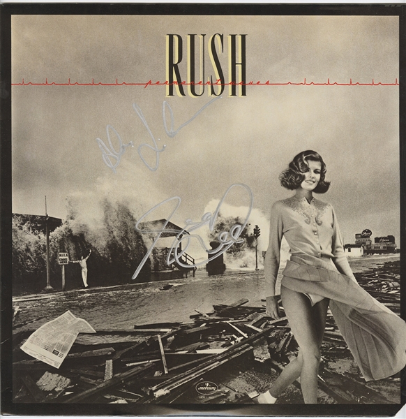 Rush Signed “Permanent Waves” Album (REAL)