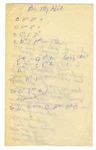 Neil Young Early 1960s Handwritten Lyrics To Various Songs Including His First Ever Recorded Song I Wonder (REAL) 