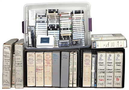 Clarence Clemons Bruce Springsteen Unreleased Master Recordings from The Clarence Clemons Archive - 80 Original Unreleased Cassettes, 18 Original Master Reel Recordings and Four Unreleased Video Tapes