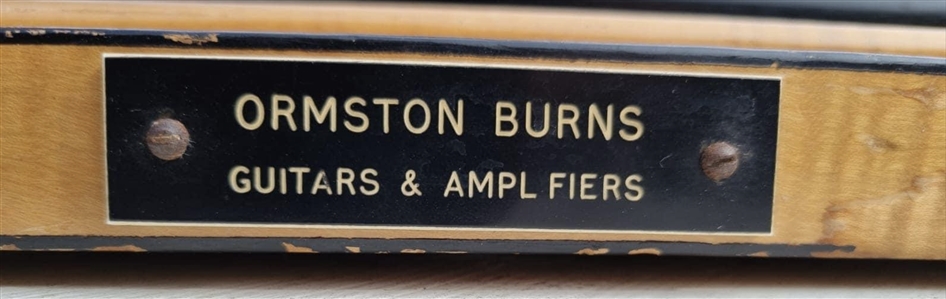 The Beatles John Lennon, Paul McCartney & George Harrison Used Burns Prototype 8-String Lap Steel Guitar - Jim Burns Personal 1/1 Lap Steel Guitar