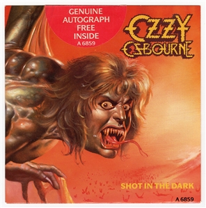 Ozzy Osbourne 1988 Signed Limited Edition Cut
