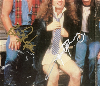 AC/DC Signed Pull-Out Magazine Poster (3) (REAL)