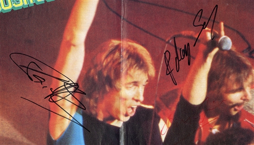 Scorpions Signed Pull-Out Magazine Poster
