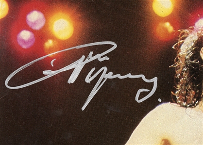 AC/DC Angus Young Signed Hurricane Poster (REAL)
