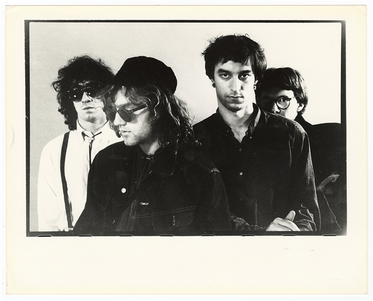 R.E.M. 1984 Original Stamped Photograph