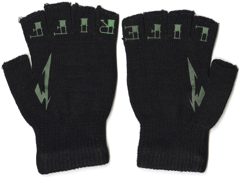Metallica James Hetfield Owned Fingerless Gloves