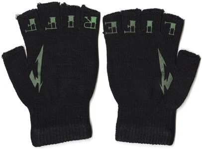 Metallica James Hetfield Owned Fingerless Gloves
