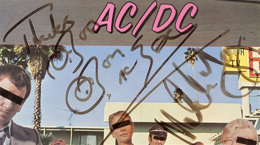 AC/DC Signed “Dirty Deeds Done Dirt Cheap” Album with Bon Scott (JSA, REAL)