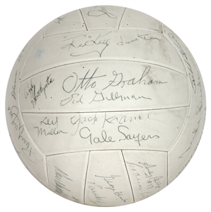 Sports Greats (30) Signed Volleyball - Featuring Duke Snider, Yogi Berra & More