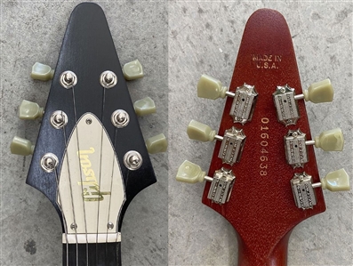 Ozzy Osbourne & Sharon Osbourne Signed Gibson Flying V Guitar (PSA & REAL)