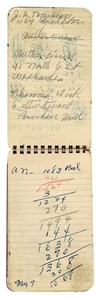 Shoeless Joe Jackson Owned & Handwritten Personal Penmark Notebook (Beckett Guaranteed)