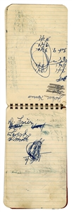 Shoeless Joe Jackson Owned & Handwritten Personal Penmark Notebook (Beckett Guaranteed)