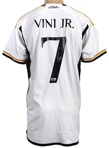 Vinicius Junior Signed Real Madrid Jersey (Beckett)
