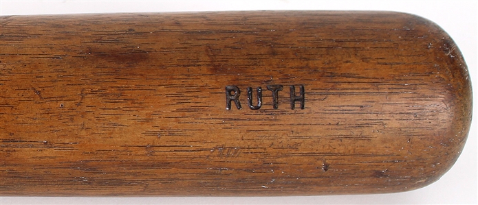 1926-1930 Babe Ruth New York Yankees “Bat Logo” Hanna Batrite Professional “Ruth” Player Exclusive Model Game Used Bat (MEARS)